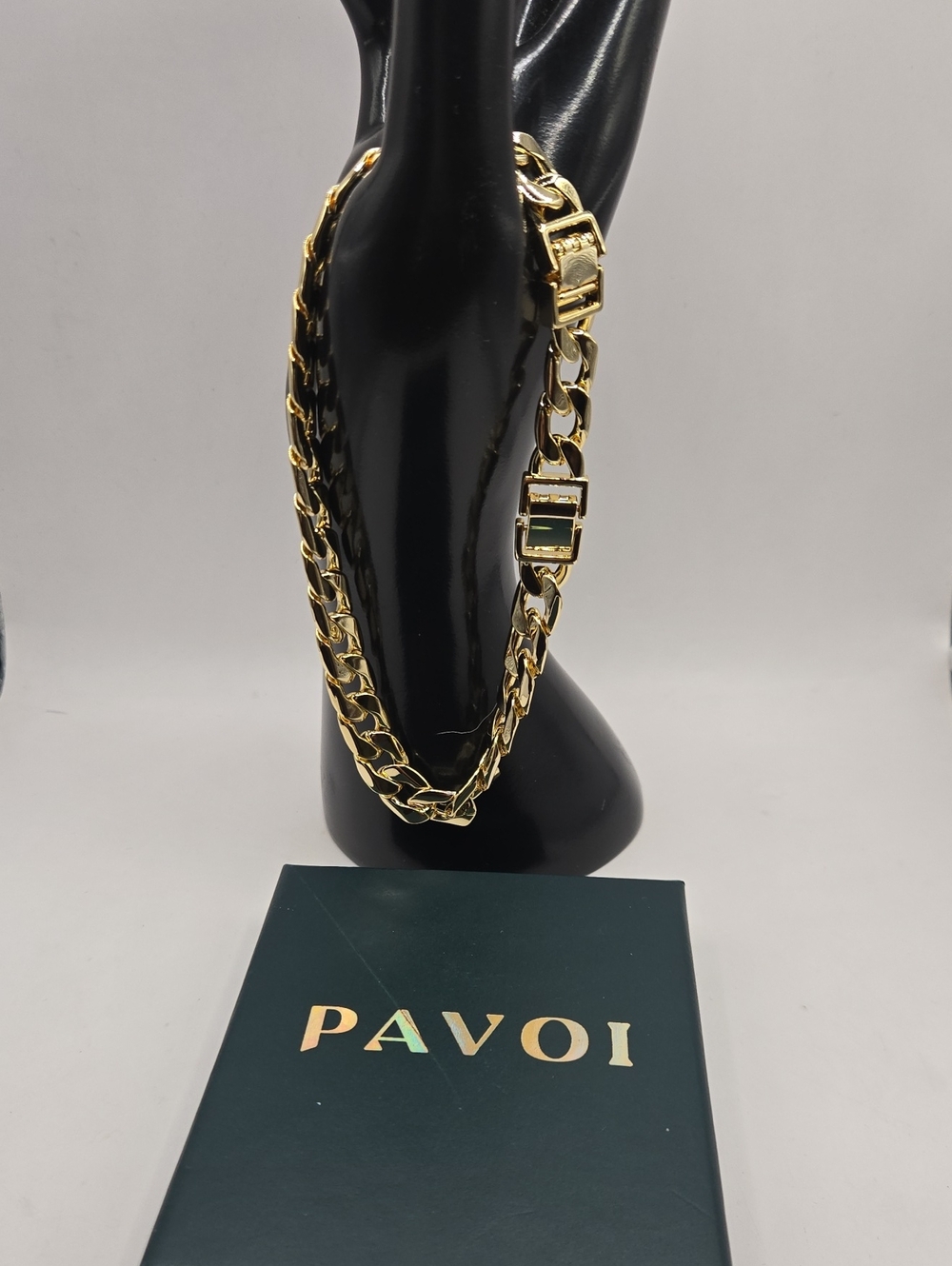PAVOI Men's Gold Chain Link Bracelet - Gold